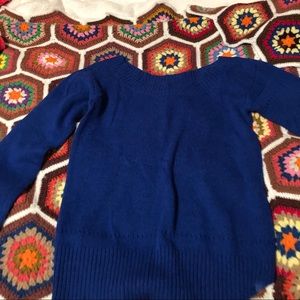 American eagle royal blue long sleeve sweater